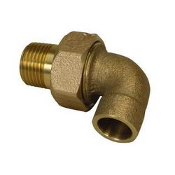1/2 x 1/2 in. Bronze Sweat Hot Water Union Elbow