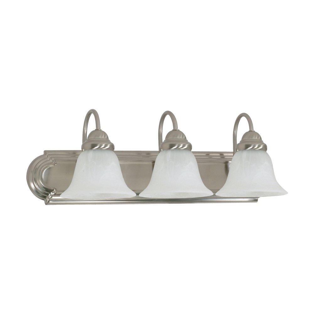 NUVO Brushed Nickel 3 Light 60W 24 in. Vanity 