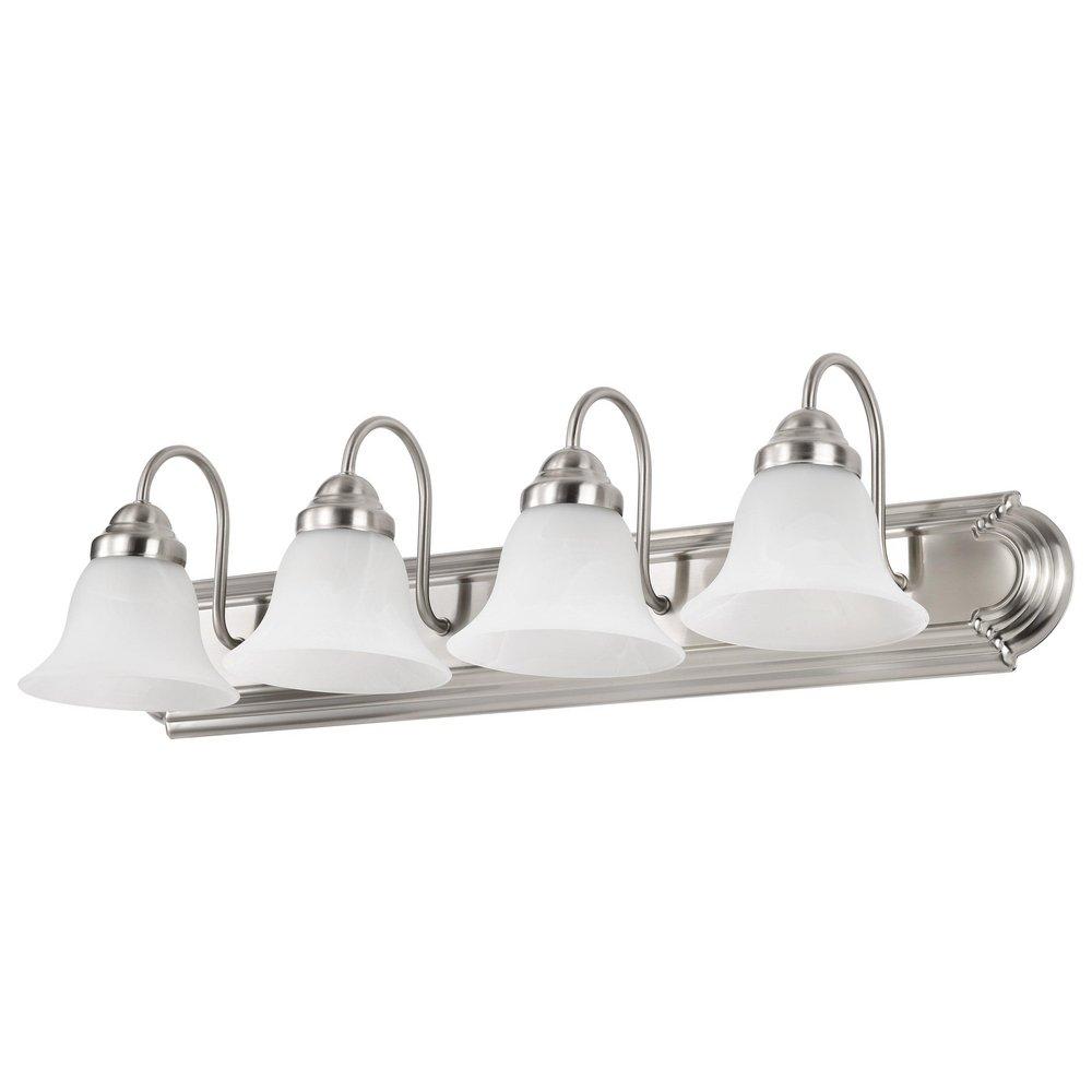 NUVO Brushed Nickel 4 Light 60W 30 in. Vanity 