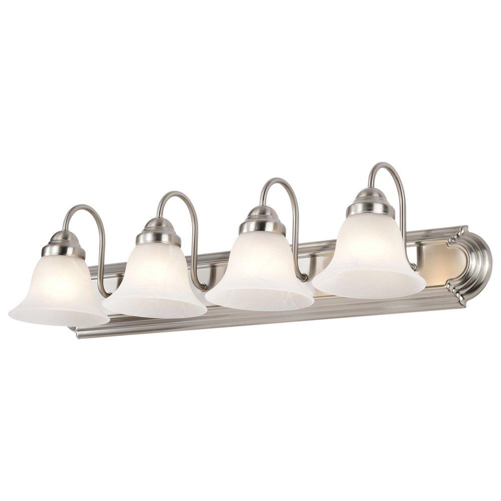 NUVO Brushed Nickel 4 Light 60W 30 in. Vanity 