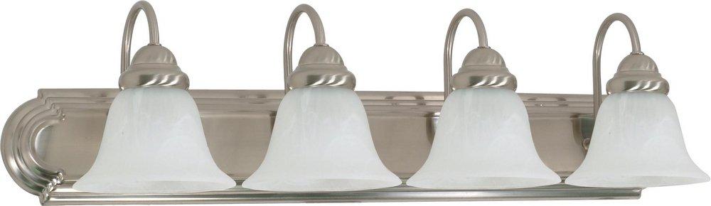 NUVO Brushed Nickel 4 Light 60W 30 in. Vanity 