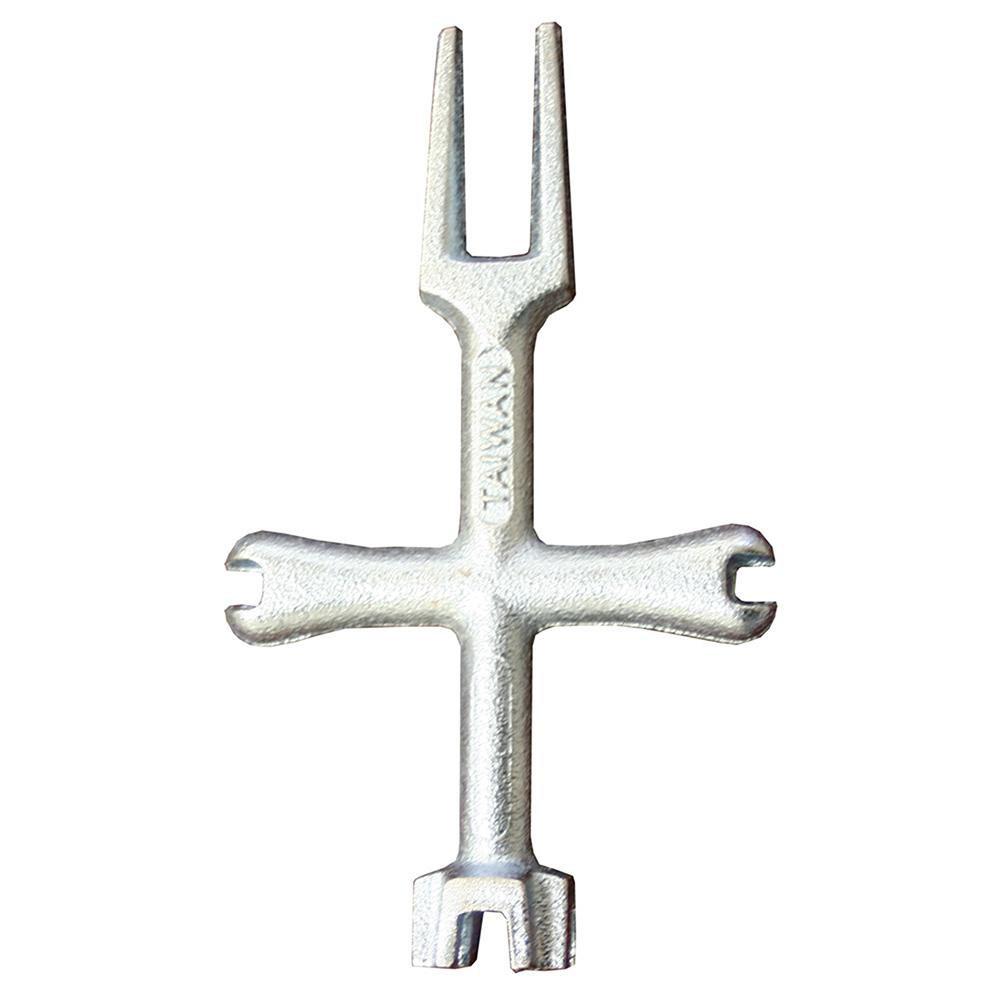 Jones Stephens 4-Way Pullout Plug Wrench 
