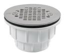 Sioux Chief White Hub Plastic White Shower Drain 