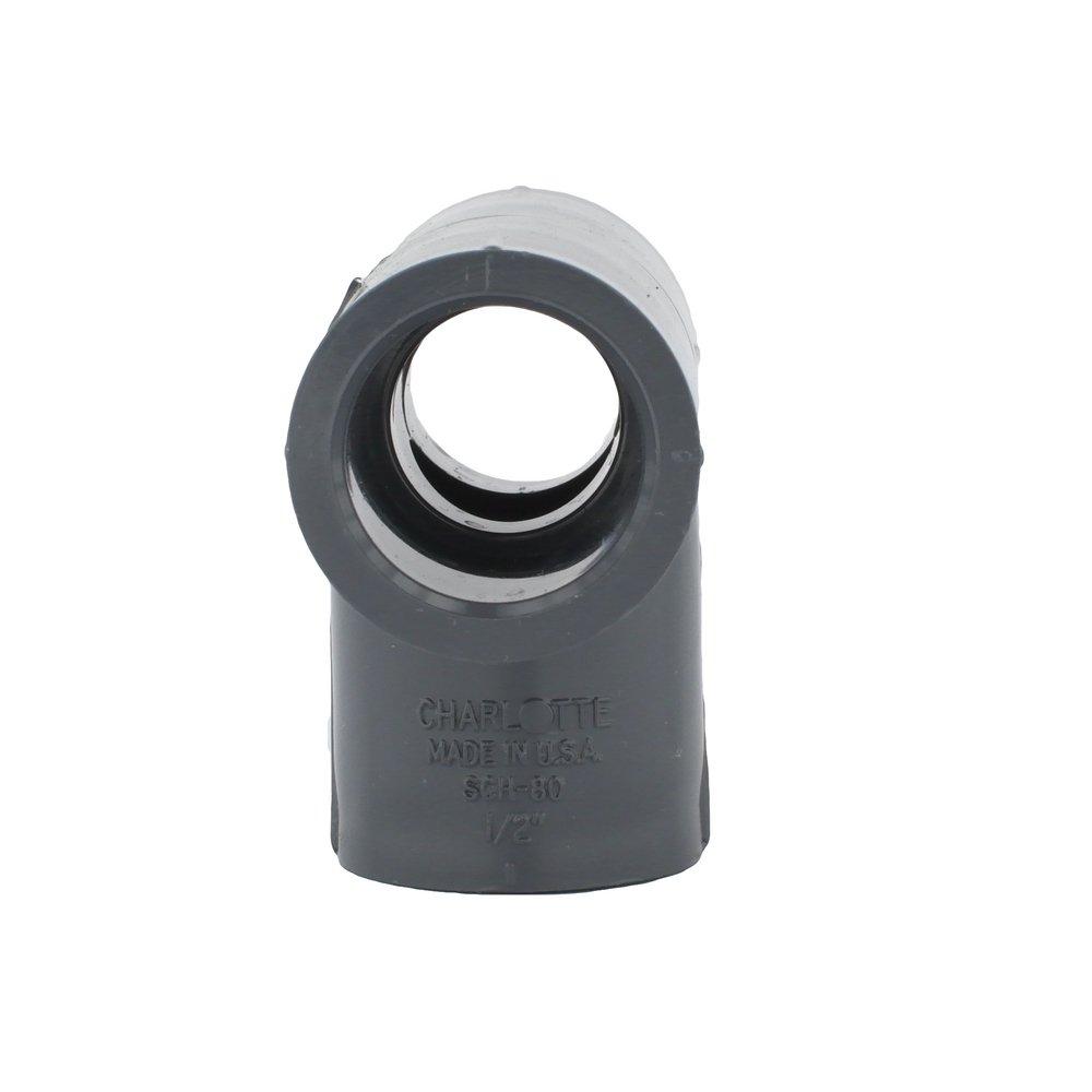 Dark Grey PVC Schedule 80 Tee 