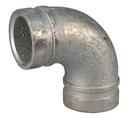 2-1/2 in. Grooved Galvanized 90 Degree Elbow