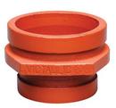 2 x 1 x 2-1/2 in. Grooved Orange Enamel and Painted Ductile Iron Concentric Reducer