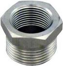 3/4 x 3/8 in. Threaded 3000# Global Stainless Steel Reducing Bushing