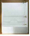 Sterling White 60 x 31-1/4 in. Soaker Alcove Bathtub Right Drain 