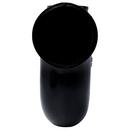 Black No-Hub Cast Iron P-Trap with Iron Pipe Thread Tap on Pipe Inch Heel 