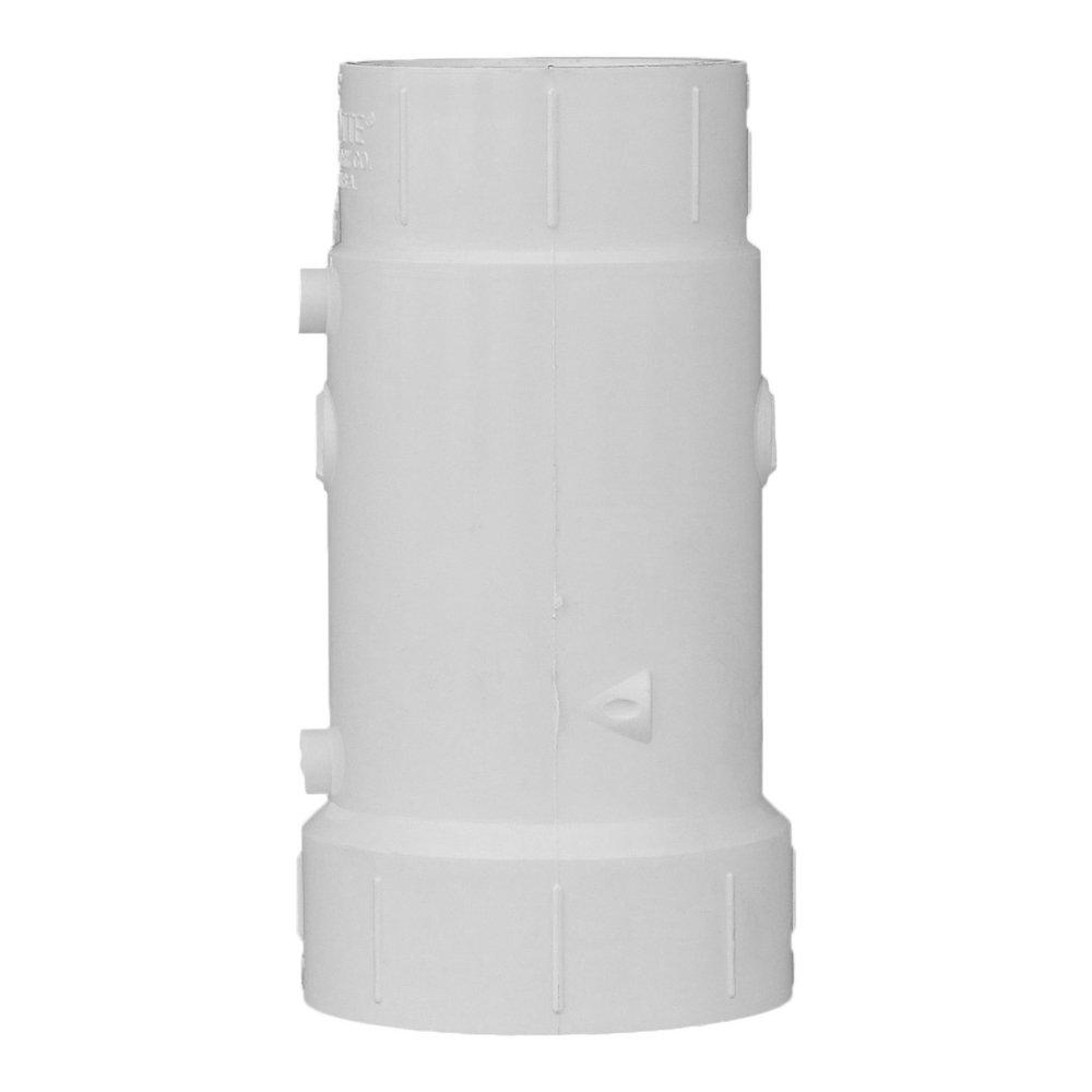 White PVC DWV Coupling 