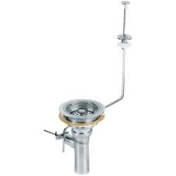 4-1/2 in. Sink Strainer with Tailpiece and Pop-Up Drain in Polished Chrome