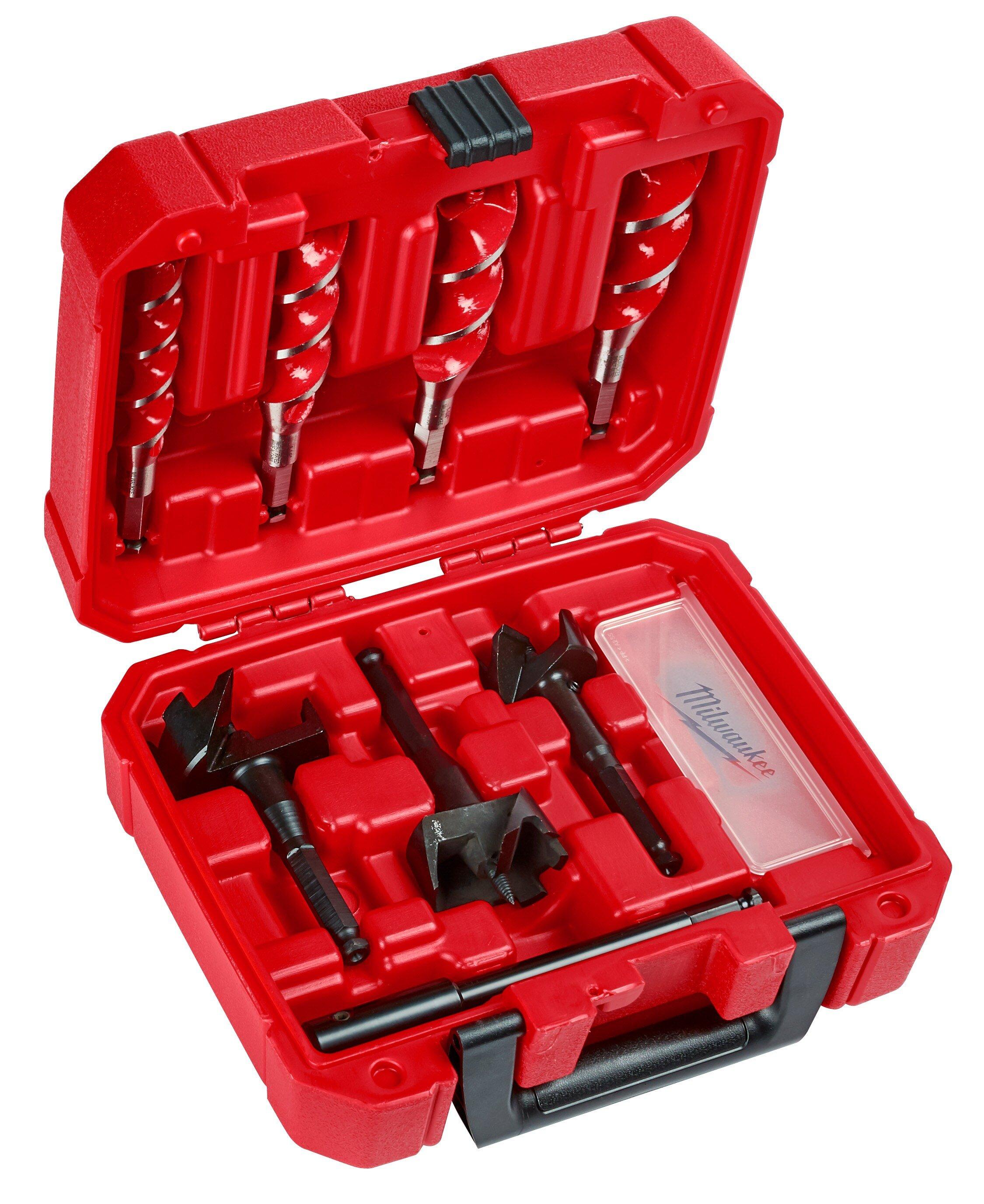 Milwaukee&reg; Red Plumber'S Selfeed Bit Kit 