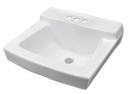 Gerber Plumbing White Wall Mount Bathroom Sink 