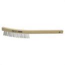 14 in. Stainless Steel Curved Handle Scratch Brush