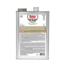 1 gal. Regular Clear Medium Set PVC Pipe Cement