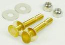 5/16 x 2-1/4 in. Brass Snap Off Closet Bolts with Nickel Plated Brass Bolts