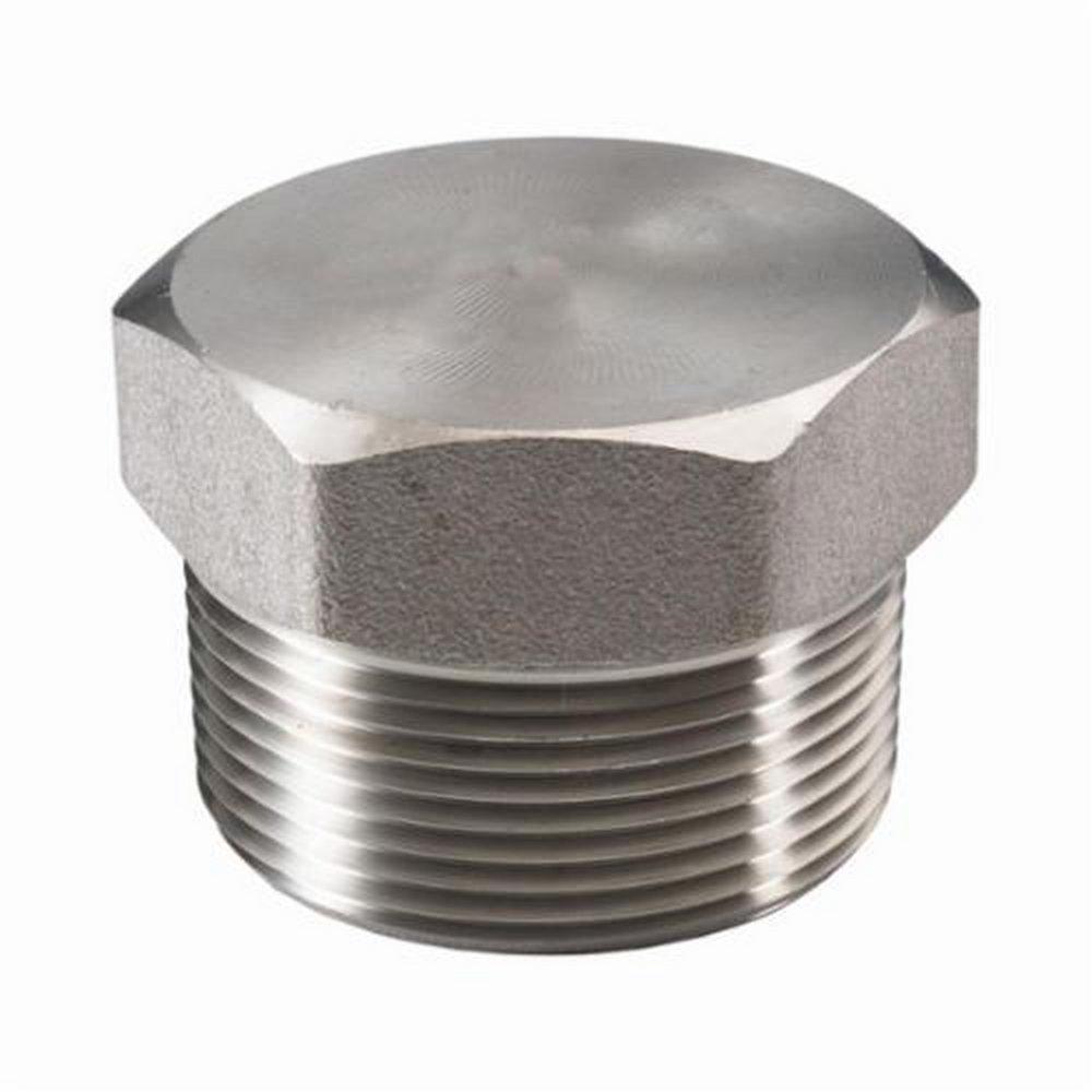 Alloy Stainless Products Threaded 304L Stainless Steel Hex Head Plug 