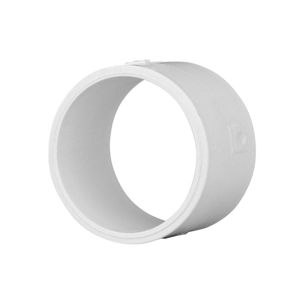 White PVC DWV Repair Coupling 