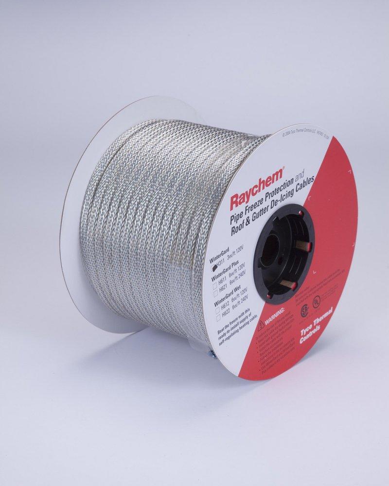 Raychem Grey Reel Braided Heat Cable 3 Way 