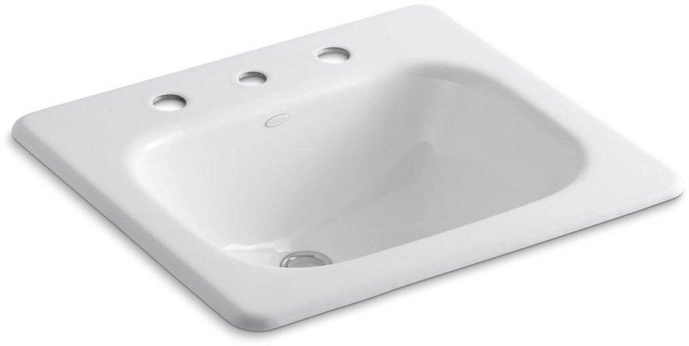 KOHLER White Drop-in Basin 