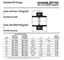 White Socket Weld 45 Degree Schedule 40 Plastic Elbow 