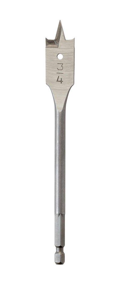 Milwaukee&reg; Silver 6 in. Flat Wood Boring Bit 