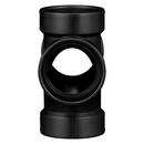Black ABS DWV Double Sanitary Tee 