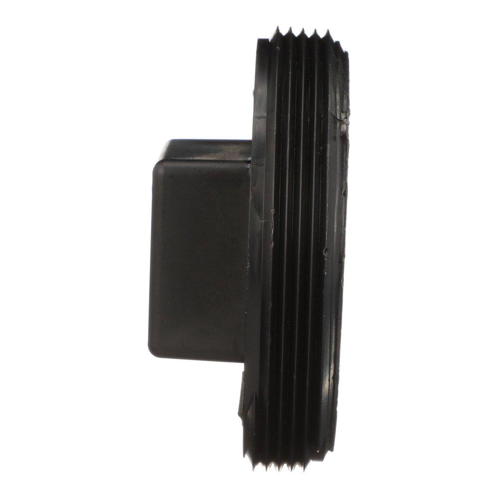 Black ABS DWV Cleanout Plug 