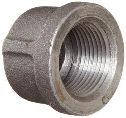 4 in. Threaded 150# Black Malleable Iron Cap