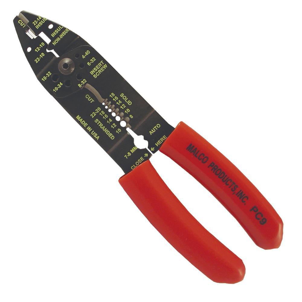 Malco Red Terminal Crimper Plier 