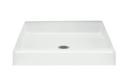 36 in. Rectangle Shower Base in White