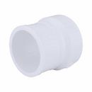 White PVC DWV No-Hub Adapter 