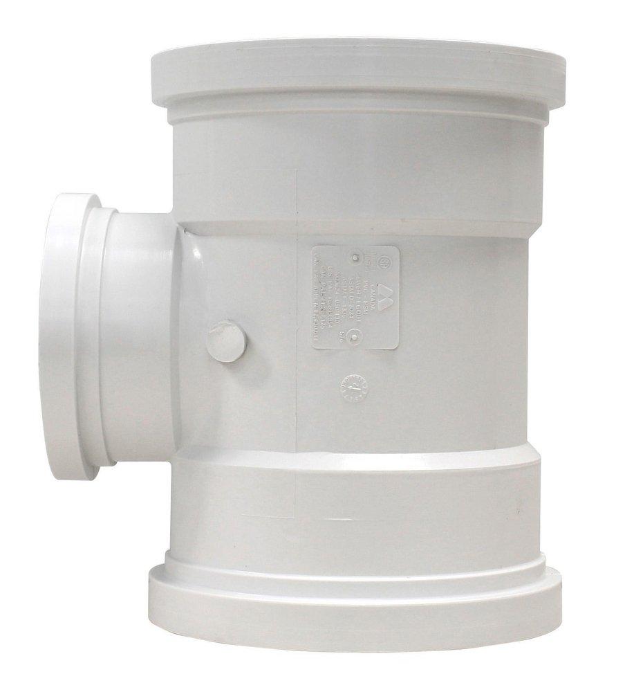 TRENCH TOUGH PLUS Gasket Plastic Reducing Sewer Tee 