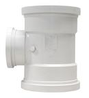 TRENCH TOUGH PLUS Gasket Plastic Reducing Sewer Tee 