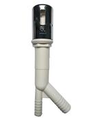 5/8 x 7/8 in. ID Tube Plastic Polished Chrome Air Gap Assembly