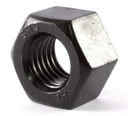 1-1/2 in. Black Steel Hex Nut