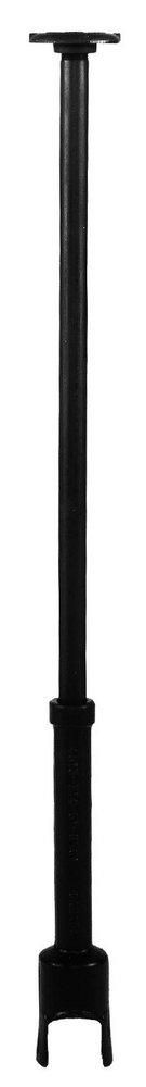 A.Y. McDonald Black Aarch Curb Box with Erie Lid Rod 