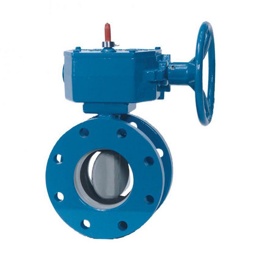 Henry Pratt Ductile Iron Rubber Operating Nut Butterfly Valve 