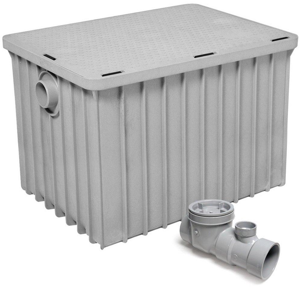 ENDURA SEPARATION TECHNOLOGIES Grey 100 lb 50 gpm Grease Interceptor 