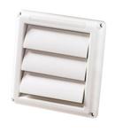 4 x 6 in. White Louvered Hood