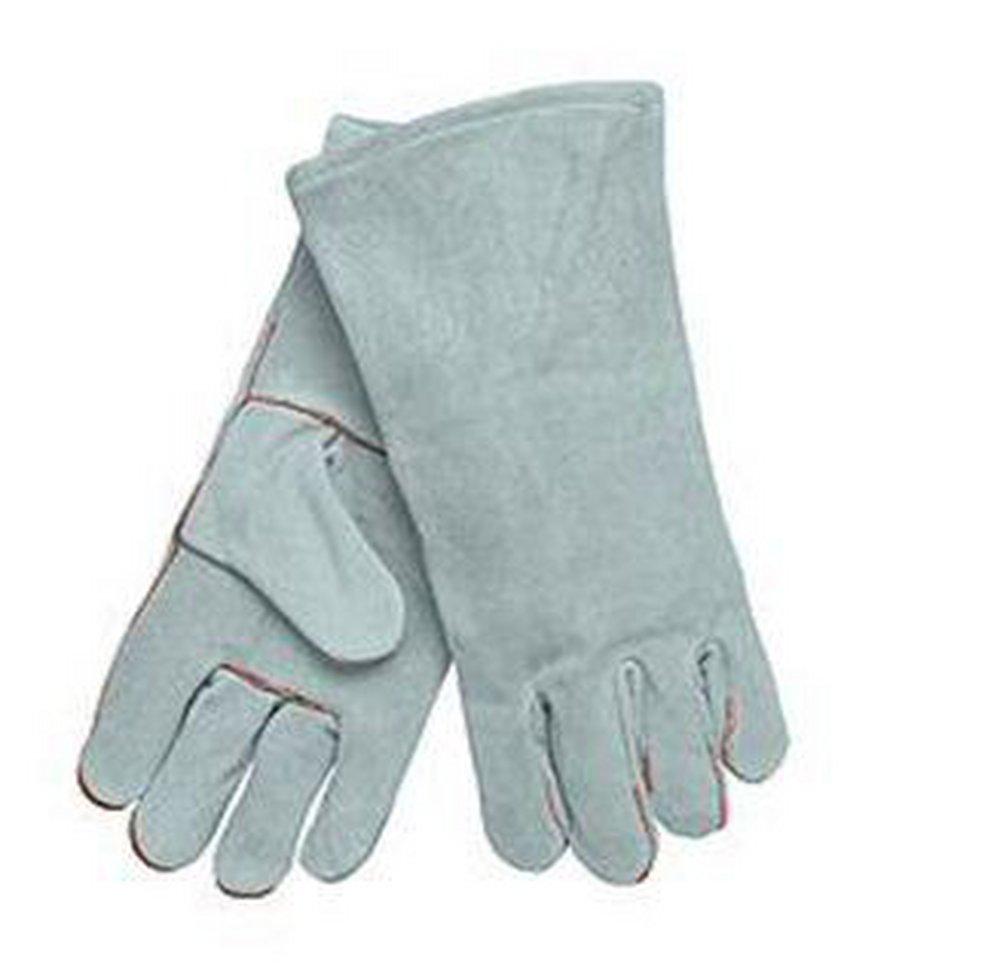 Memphis Glove Grey Leather Welders Glove in Grey 