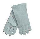 Memphis Glove Grey Leather Welders Glove in Grey 