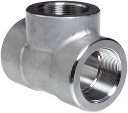 3/4 x 3/4 x 1/2 in. 3000# SS 304L SW Tee Stainless Steel Socket Weld