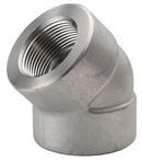 1 in. 3000# SS 316L Threaded 45 Elbow Stainless Steel