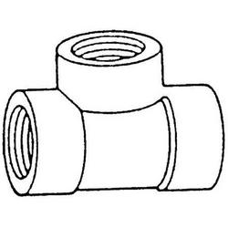 1-1/4 in. 3000# SS 316L Thrd Tee Stainless Steel Threaded