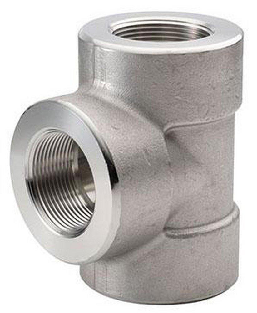 3000# SS 304L Thrd Tee Stainless Steel Threaded 