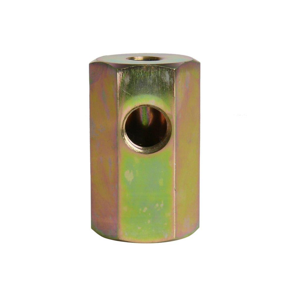 Jones Stephens MIP x IPT Tap on Pipe Gas Test Block 