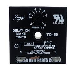 1 Amp Adjustable Time Delay On Make 6 - 480 Sec