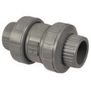 Chemtrol Grey Socket x Threaded CPVC Ball Check Valve 