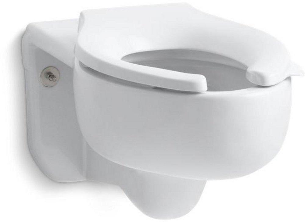 KOHLER Elongated Toilet Bowl in White Ferguson